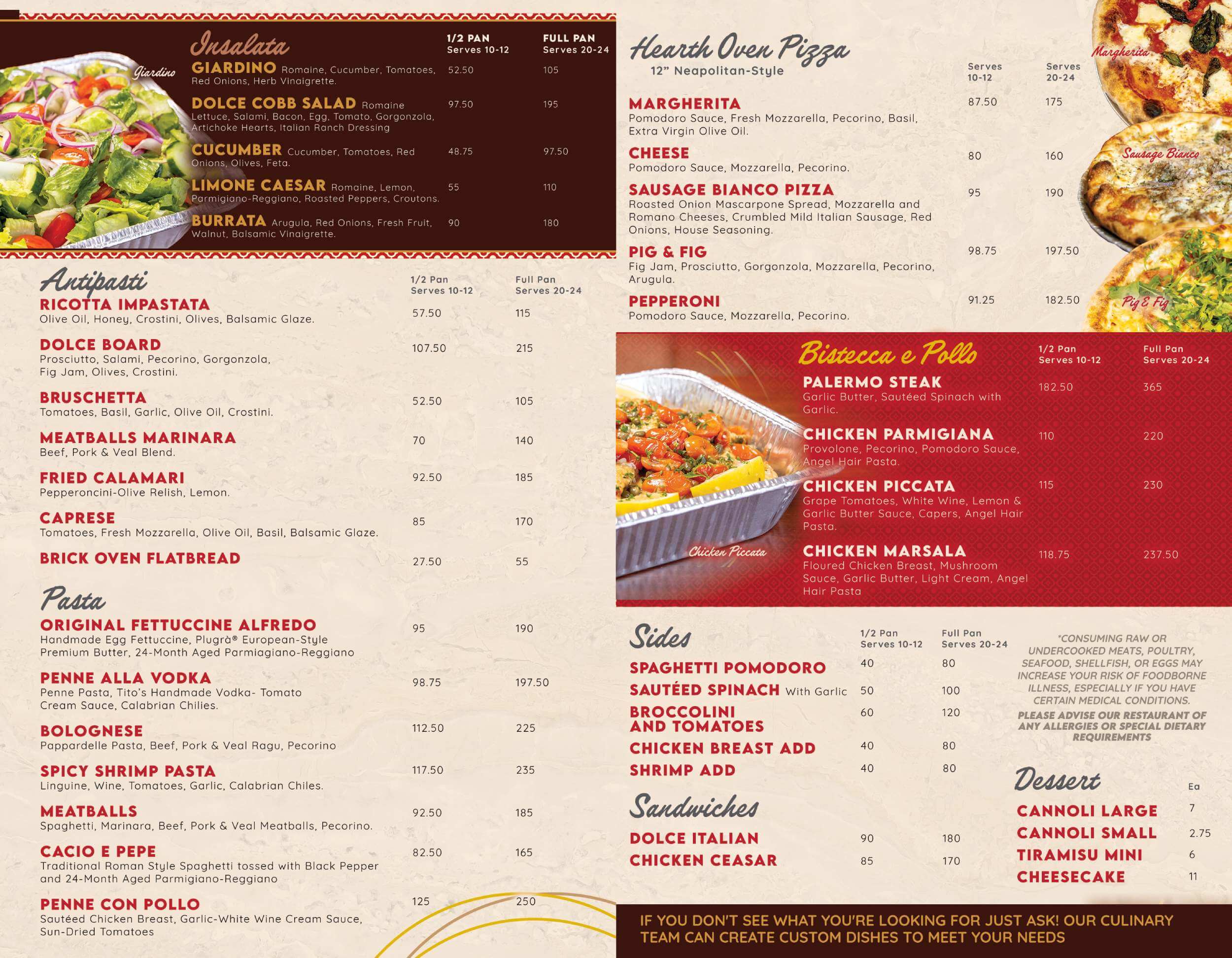 Catering Menu